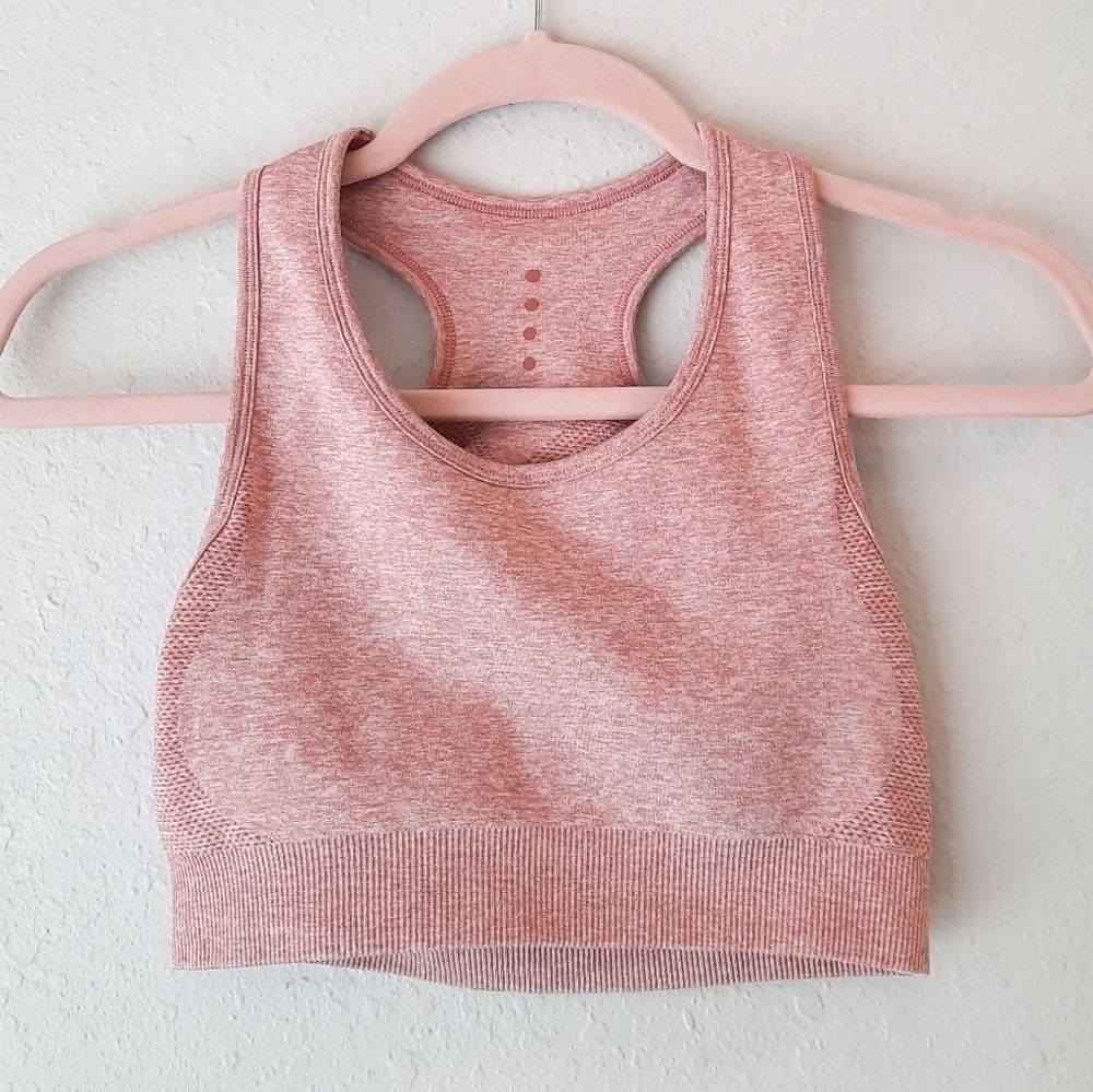 Kora Heather Pink Sports Bra S